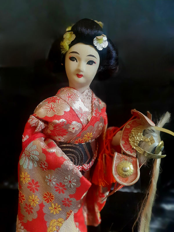 princesa Gueisha antigua pieza colección 