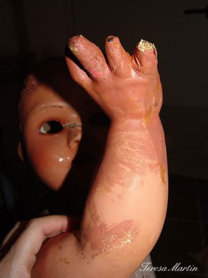 MUÑECA CARTON RESTAURACION