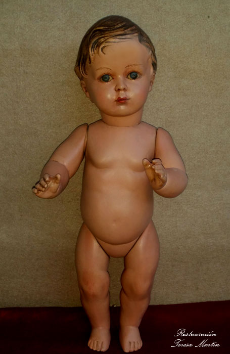 muñeco de olot restauracion