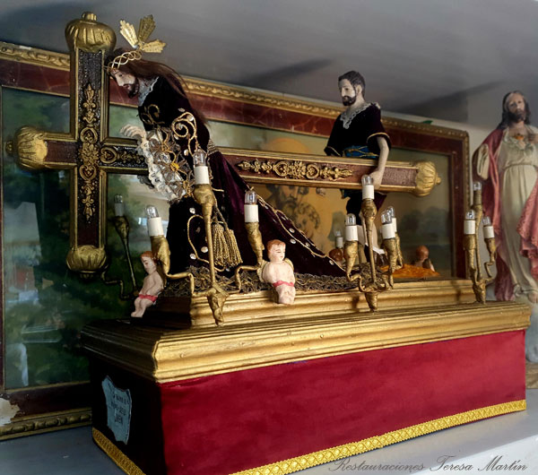 limpieza y restauracion paso semana santa